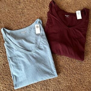 EveryWear V-Neck T-Shirt - Set of TWO
